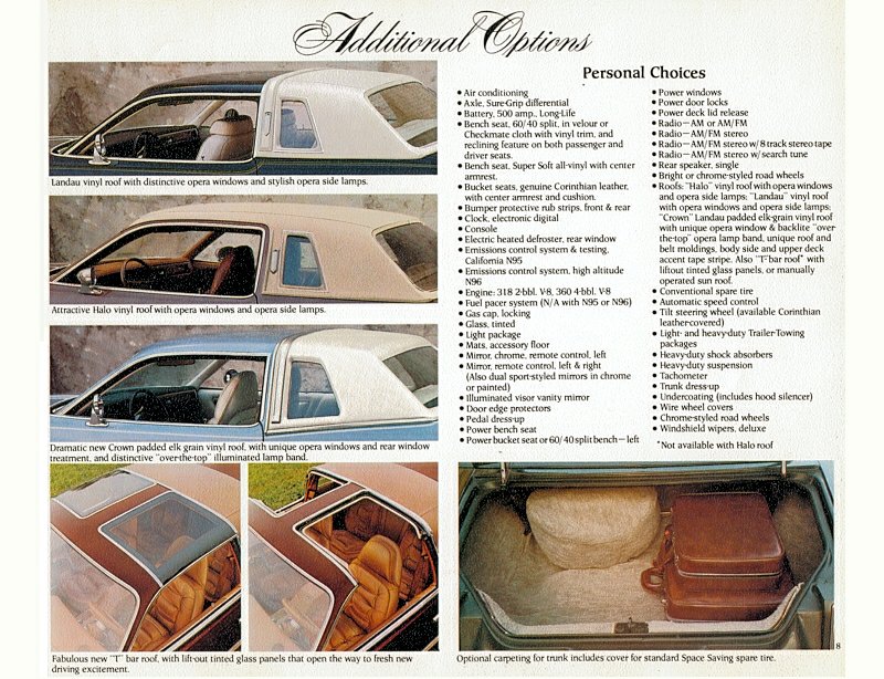 1977 Chrysler Cordoba Brochure Page 5